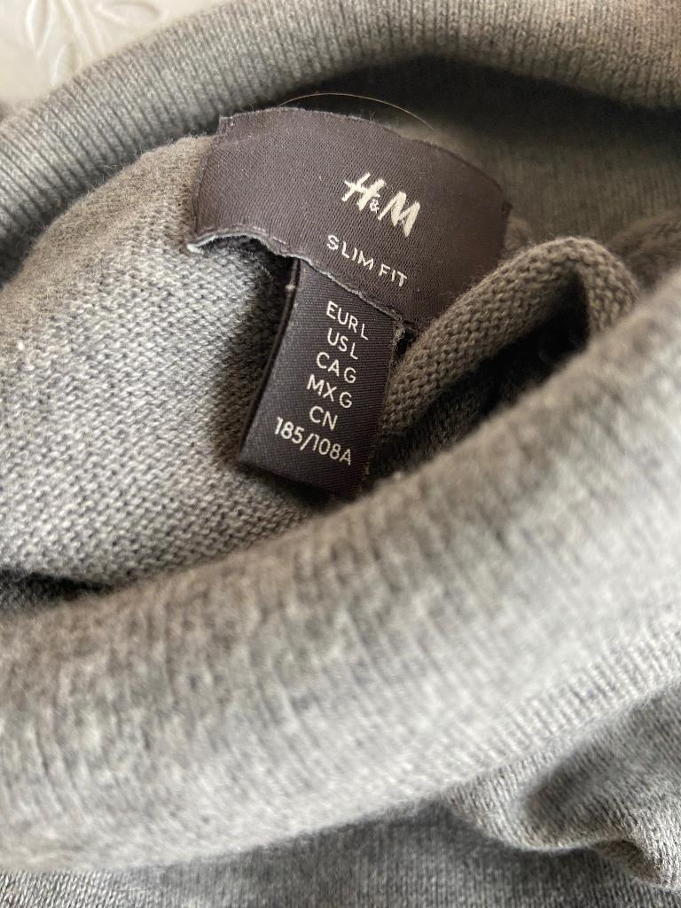 Pull h en m, Vêtements | Hommes, Pulls & Vestes, Gris, Taille 52/54 (L), Enlèvement, Porté