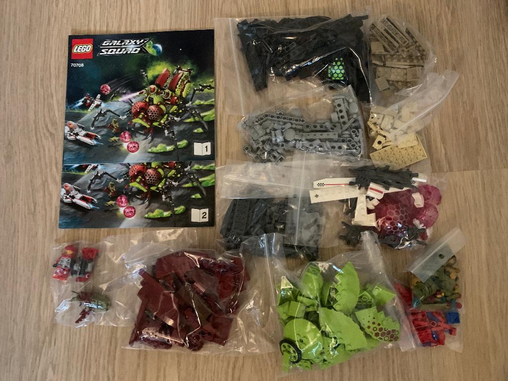 Lego Galaxy Squad 70708 Hive Crawler, Ophalen, Compleet, Lego