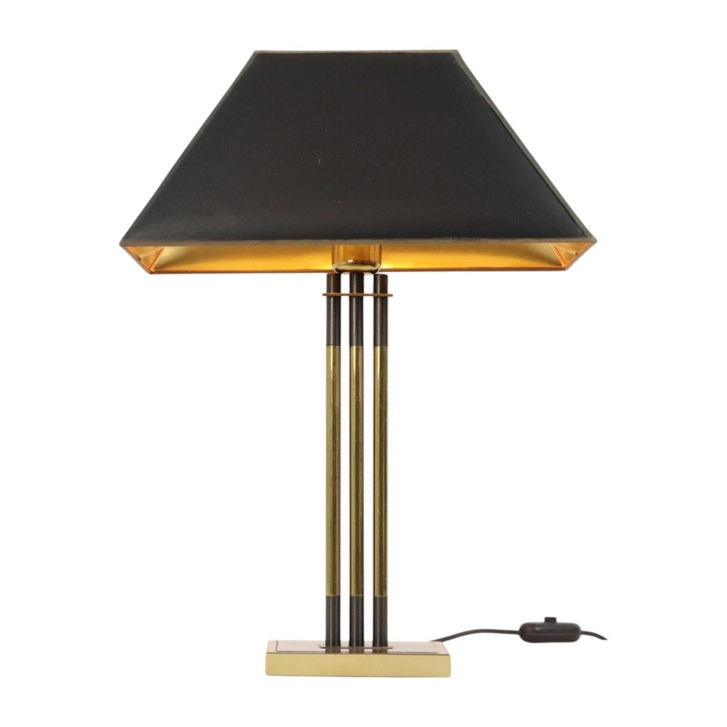 Vintage Lusterie Deknudt Tafellamp Mid Century Design, Huis en Inrichting, Lampen | Tafellampen, Gebruikt, Goud, Nvt, Metaal