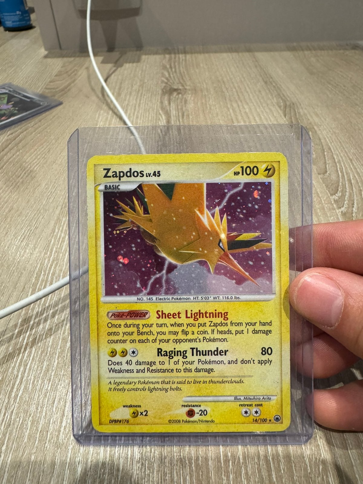 Zapdos #14 Pokemon Majestic Dawn, Ophalen of Verzenden, Zo goed als nieuw