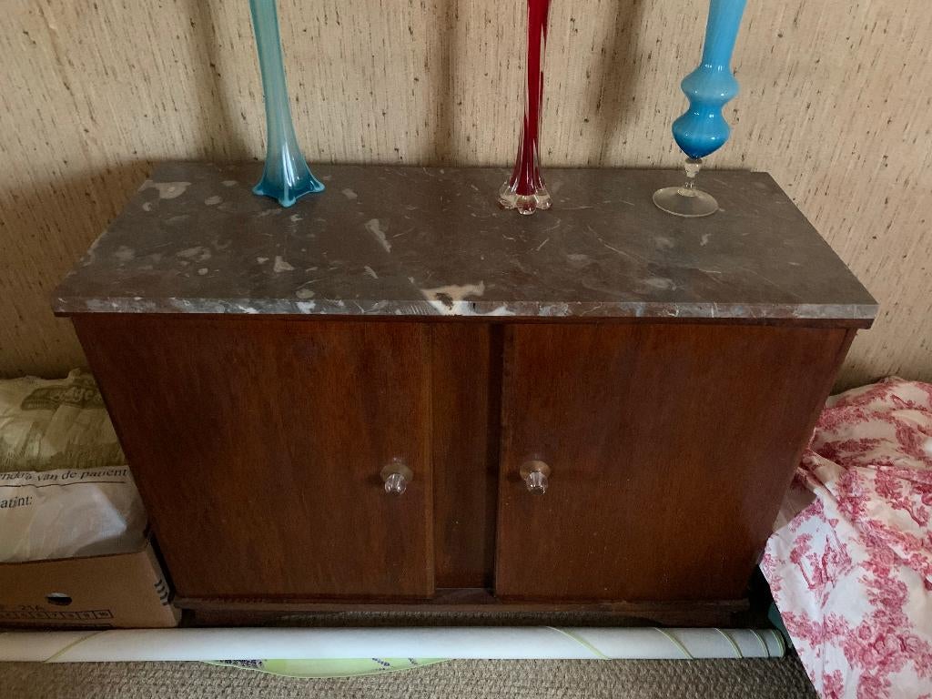 Authentieke retro kast, jaren ’50, Enlèvement ou Envoi