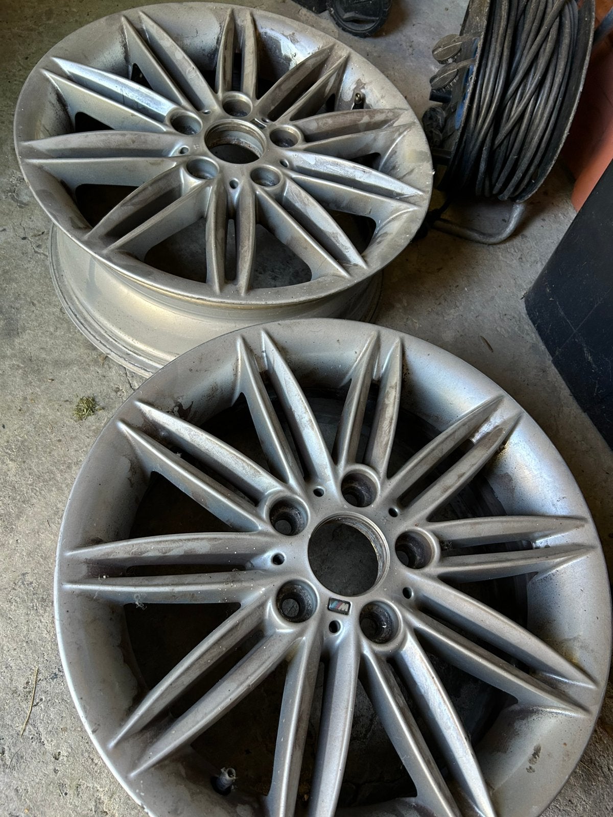 4 jantes Bmw pack M 17’ pouces, Enlèvement, 17 pouces, Jante(s)
