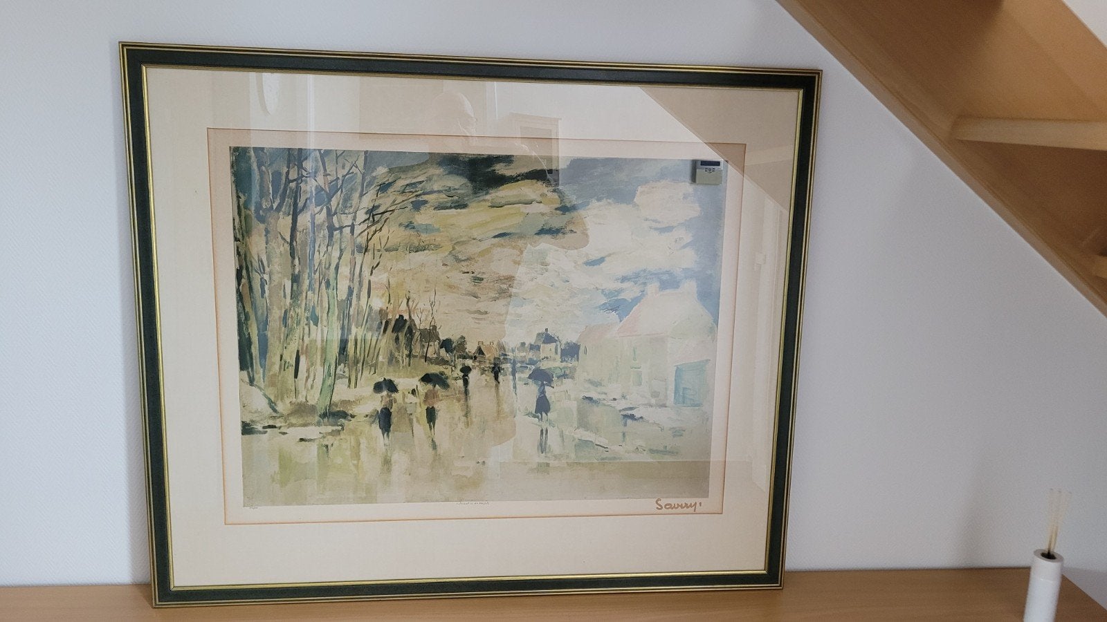 lithographie  Albert saverys, Enlèvement, Lithographie