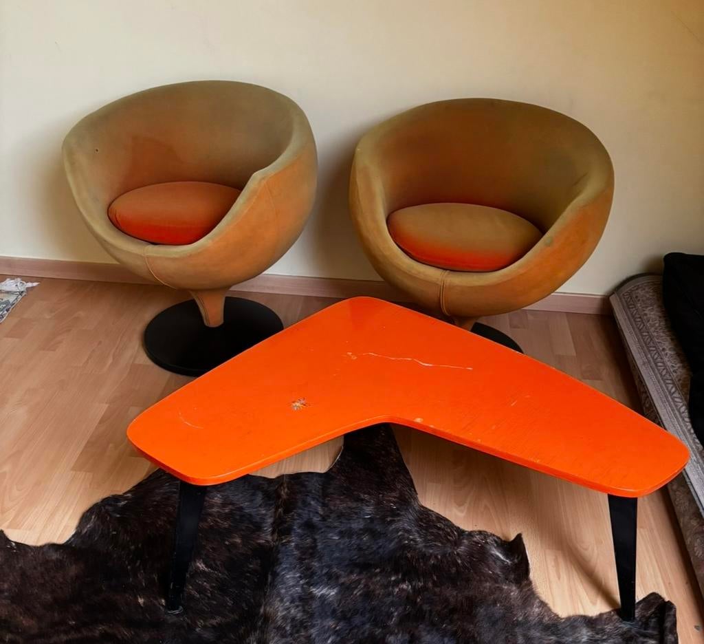 Vintage zetels, Antiek en Kunst, Ophalen