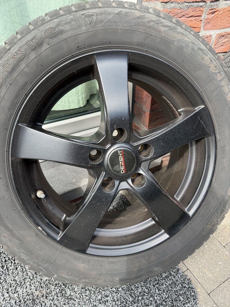 Velgen met winterband bmw 2serie 2015, Auto-onderdelen, Ophalen, Gebruikt, Velg(en), 16 inch