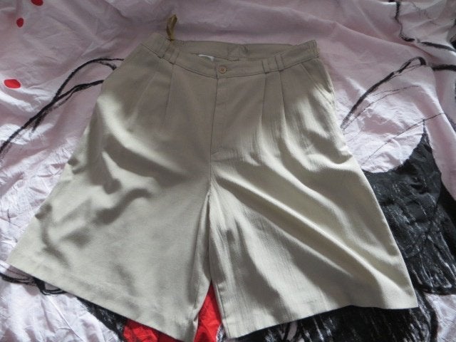 Beige short -  Dames - Marca - Mt 44/46 - Broekrok - Zomer, Beige, Maat 42/44 (L), Ophalen of Verzenden, Marca