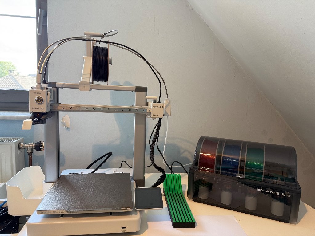 Set up complet Bambulab A1 + AMS Lite + AMS Pro2, Computers en Software, 3D-printerbenodigheden, Ophalen, Zo goed als nieuw, Printeraccessoires