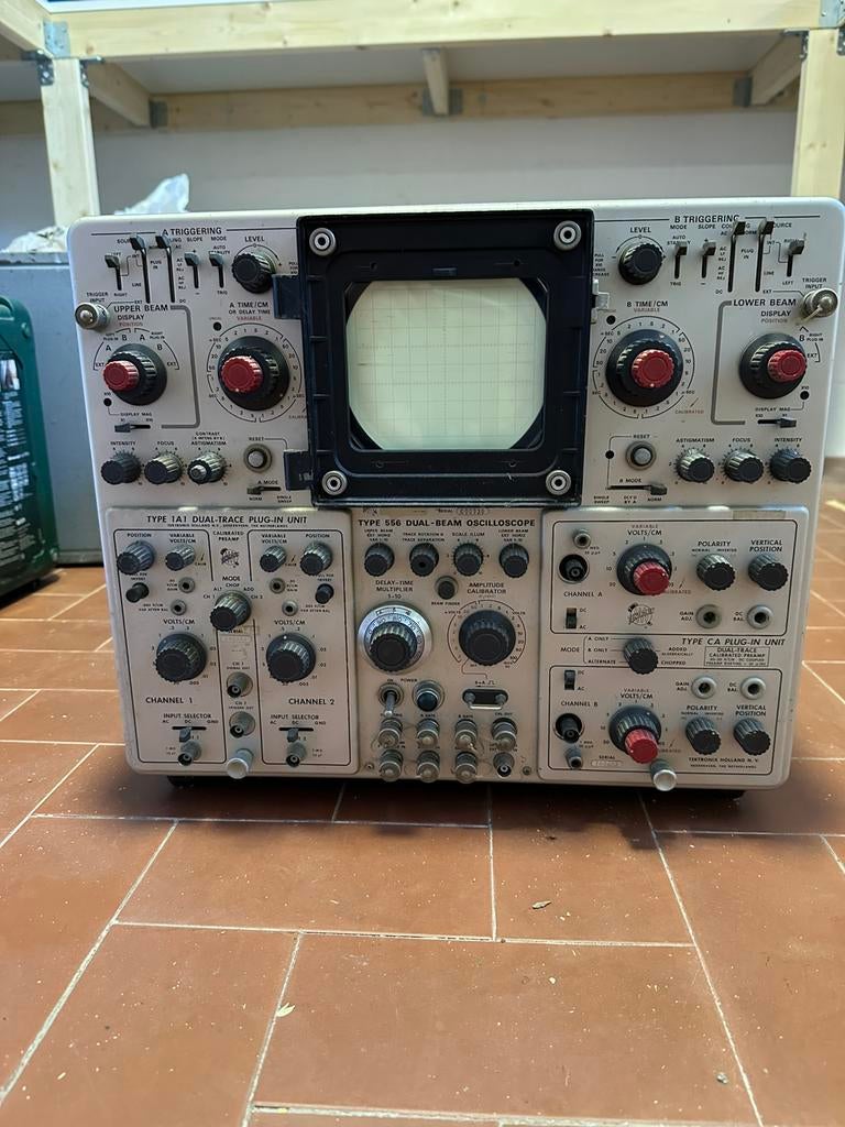 Tektronix Type 556 oscilloscoop, Verzamelen, Elektronische Apparatuur, Overige typen, Ophalen