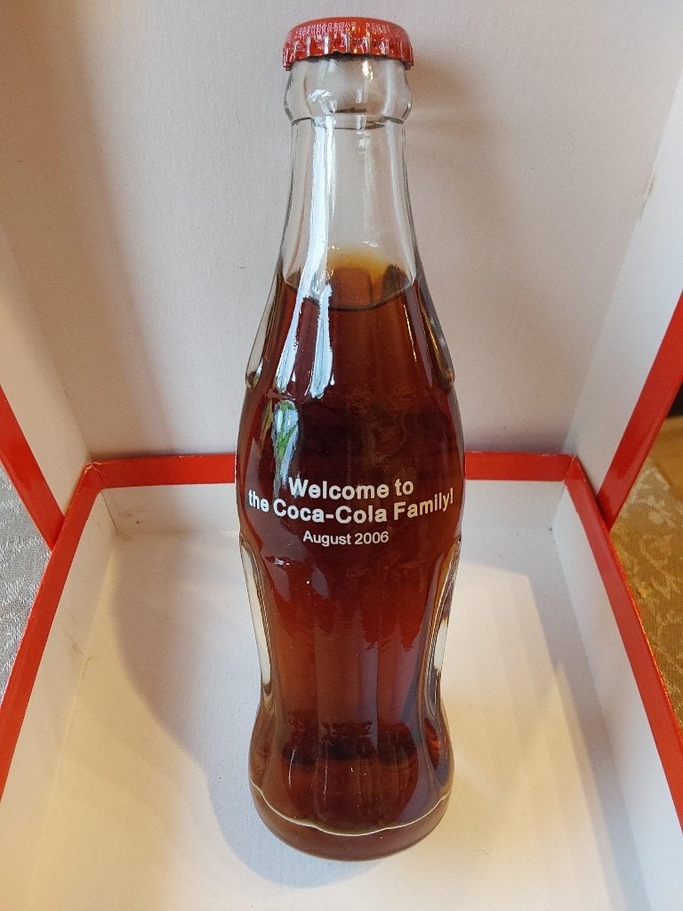 COCA COLA FLES WELCOME TO THE COCA COLA FAMILLY 2006, Verzamelen, Ophalen of Verzenden
