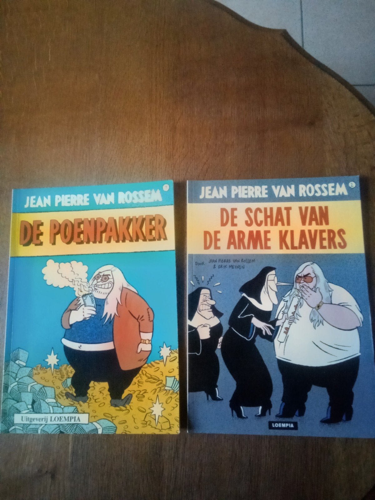 2 strips Jean Pierre van Rossem nr1 en 2, Boeken, Ophalen of Verzenden