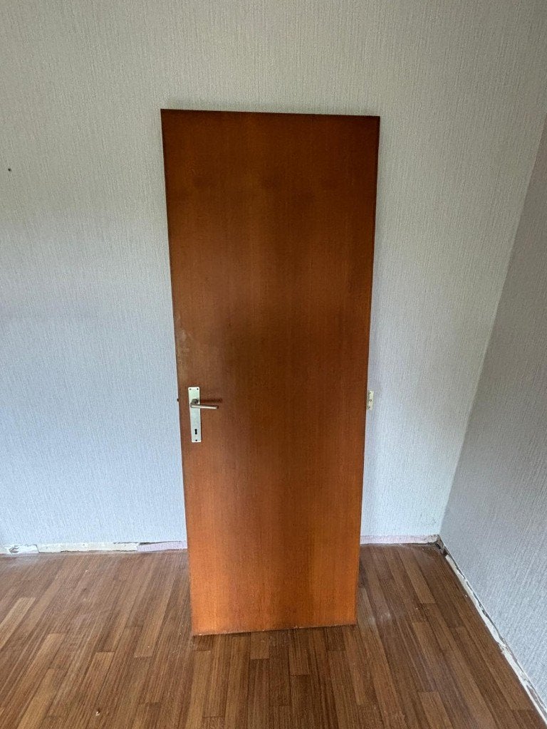 Lot van 7 houten binnendeuren (203x72 cm) – al gedemonteerd!, Porte intérieure, Enlèvement, Utilisé, Moins de 80 cm