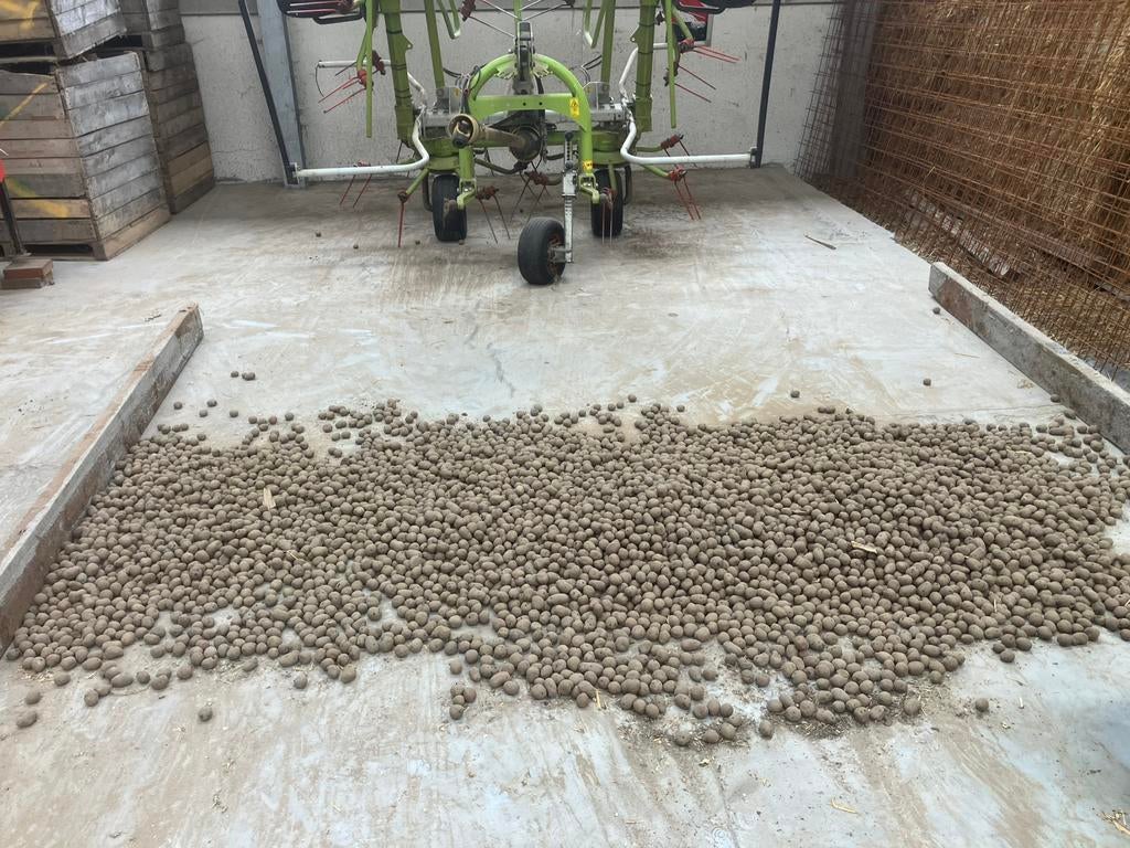 Aardappel planters fontane, Ophalen