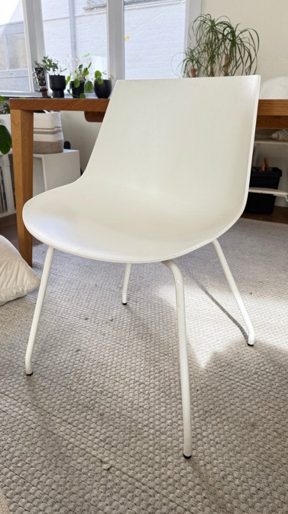 6 MDF Italia Flow Chairs wit | Jean-Marie Massaud, Huis en Inrichting, Ophalen, Wit, Design, Vijf, Zes of meer stoelen