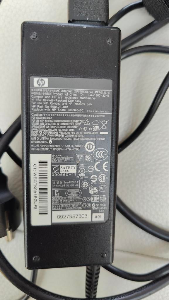 Chargeur pour ordinateur portable HP, Enlèvement ou Envoi