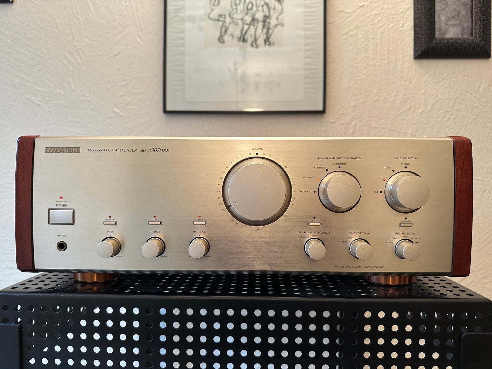 Sansui AU-α 907 MRX, TV, Hi-fi & Vidéo, Autres marques, Enlèvement ou Envoi, Comme neuf, Stéréo