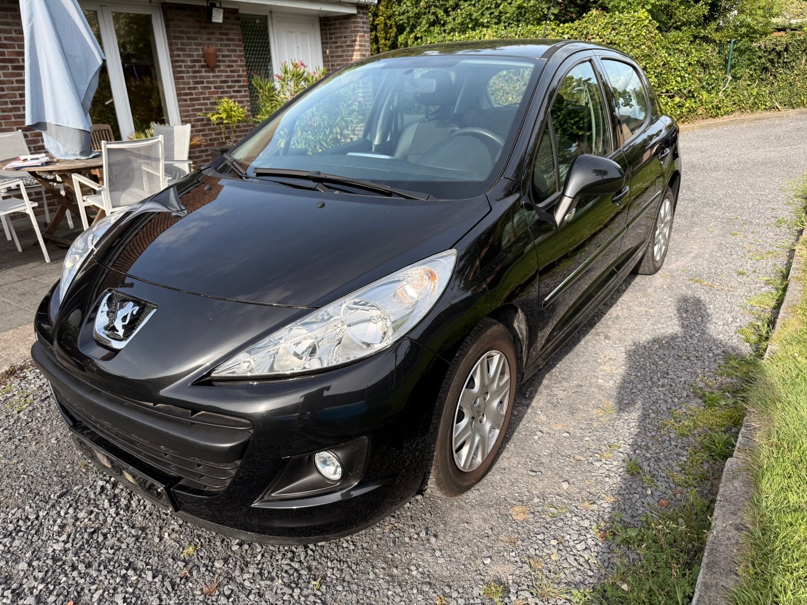 Te koop Peugeot 207, Voorwielaandrijving, Euro 5, Stof, Zwart