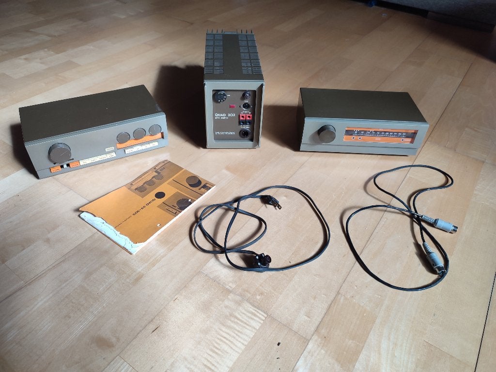 Vintage QUAD 33-303 set, Enlèvement, Ne fonctionne pas, Autres marques