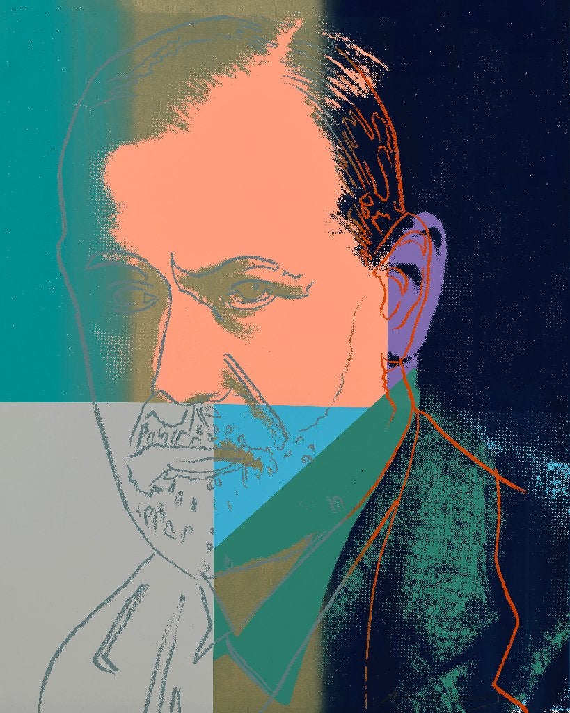 Andy Warhol Ten Portraits of Jews. X Sigmund Freud, Antiek en Kunst, Kunst | Litho's en Zeefdrukken, Ophalen of Verzenden, Lithografie