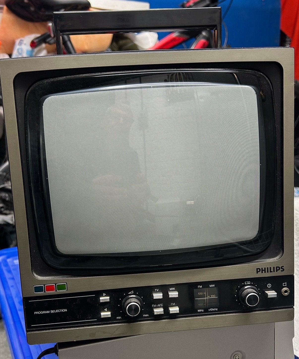Philips 10CX1100/10S Téléviseur  vintage noir et blanc, Enlèvement