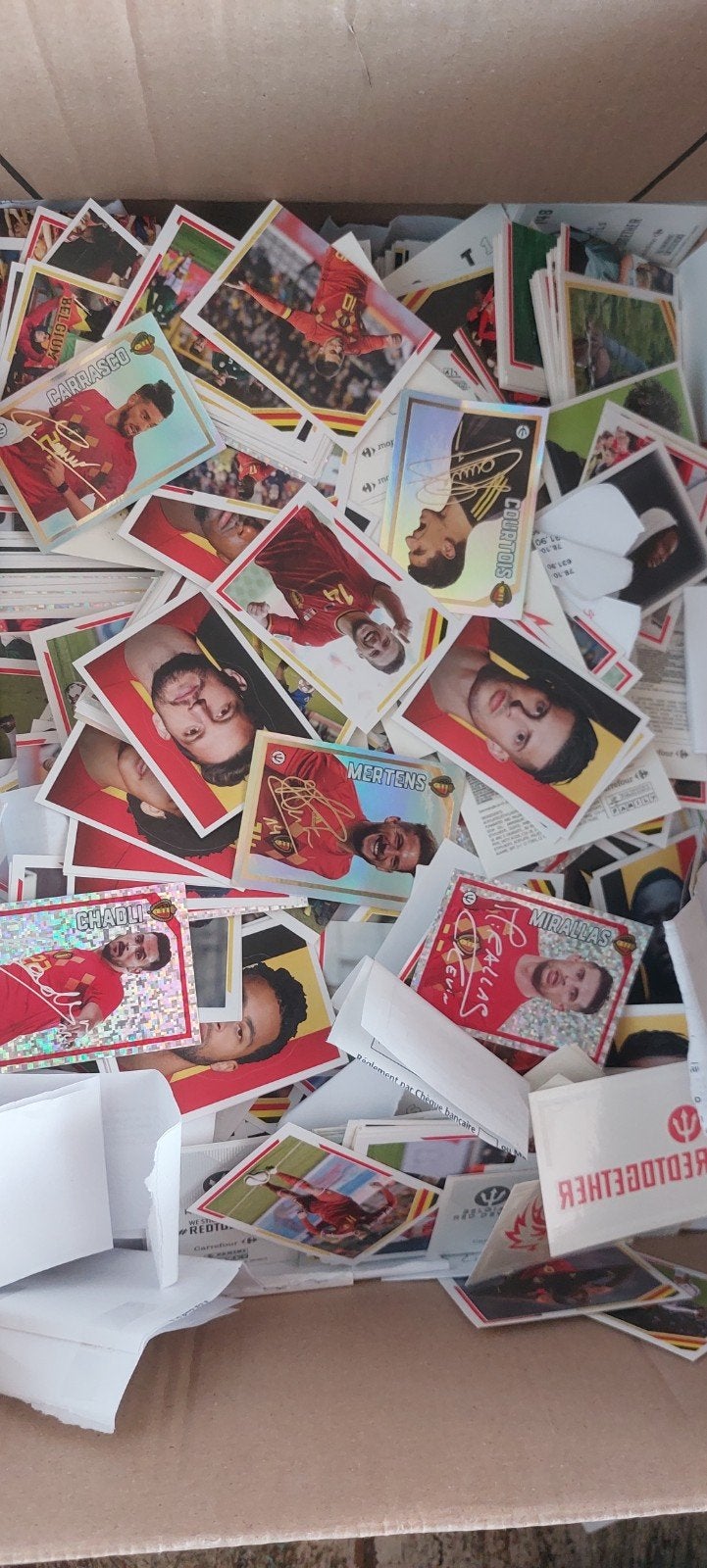 stickers red Devils/ rode duivels, Ophalen