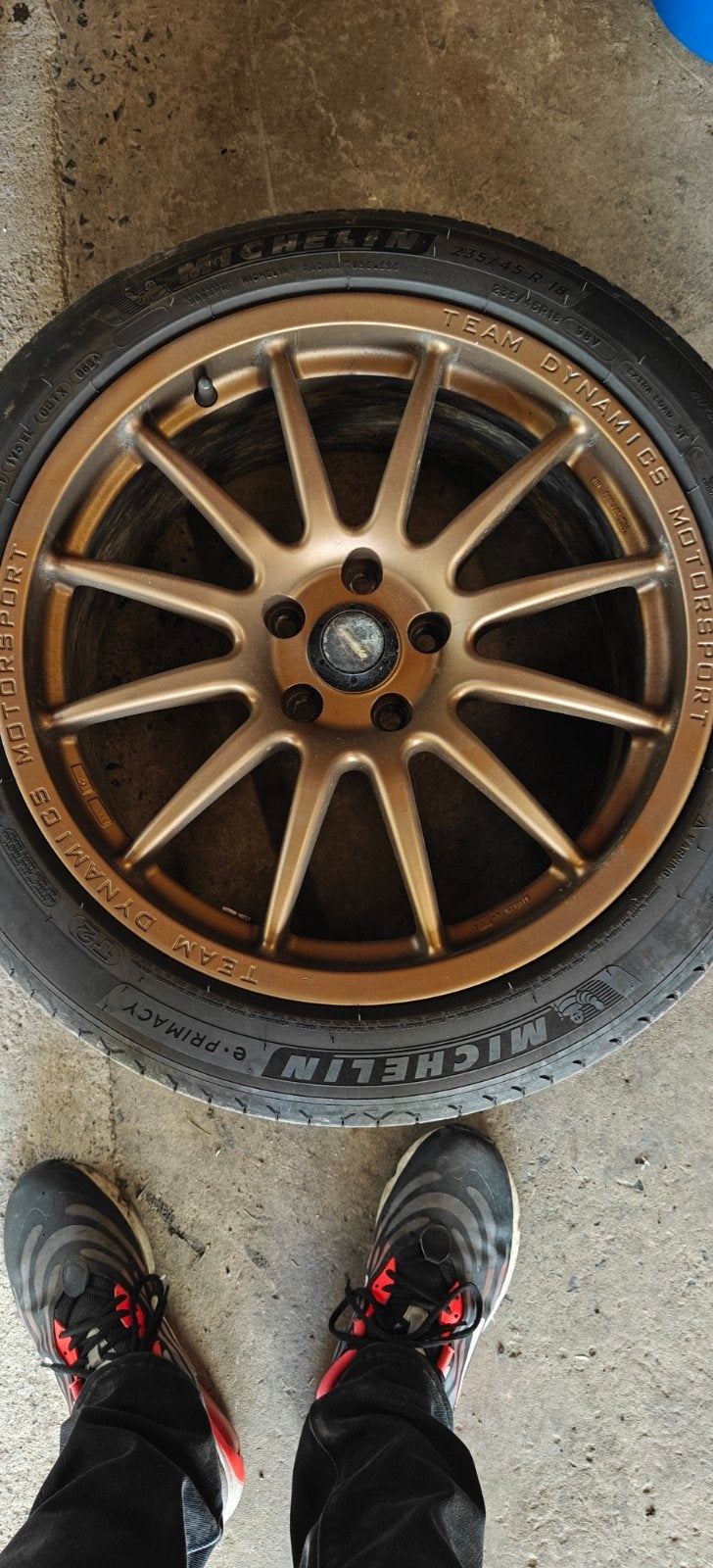 Jantes team dynamics motorsport 18 pouces, Auto-onderdelen, Banden en Velgen, Velg(en), 18 inch, Ophalen
