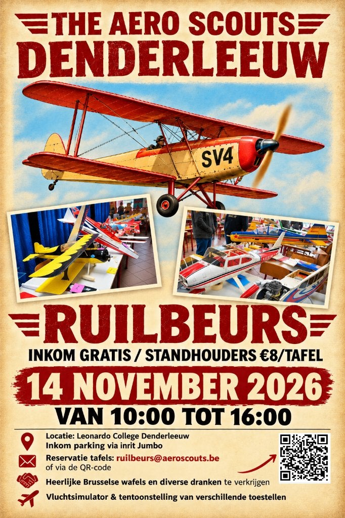 Ruilbeurs 2026 The AeroScouts, Ophalen, Nieuw