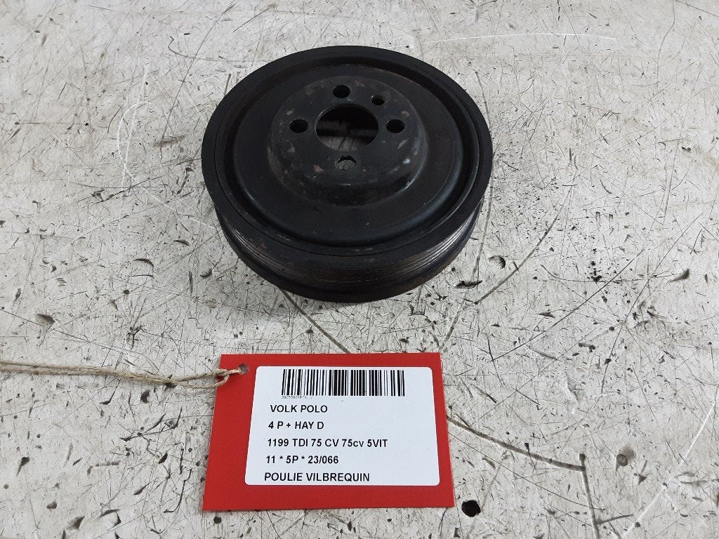 VILEBREQUIN POULIE Volkswagen Polo V (6R) (038105243M), Volkswagen, Volkswagen AG, Utilisé, Kundenbetreuung@volkswagen.de