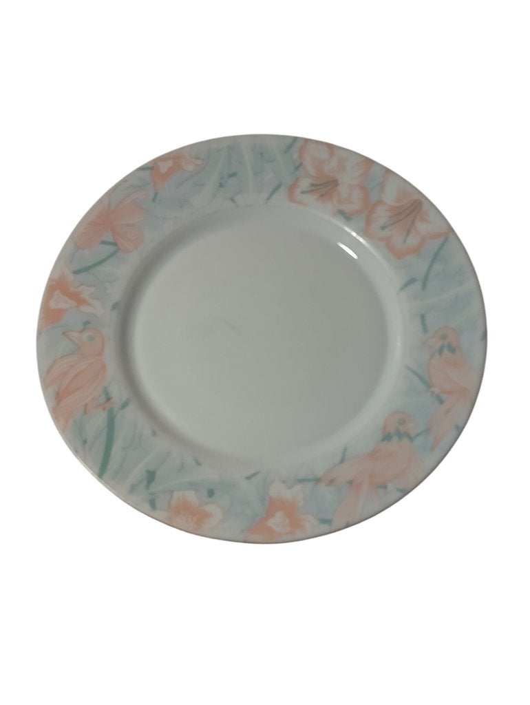 2 assiettes Arcopal paradis 24,5cm vintage année 80, Antiquités & Art, Enlèvement