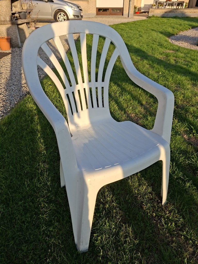 tuinstoelen, Jardin & Terrasse, Enlèvement, Comme neuf, Plastique, Empilable