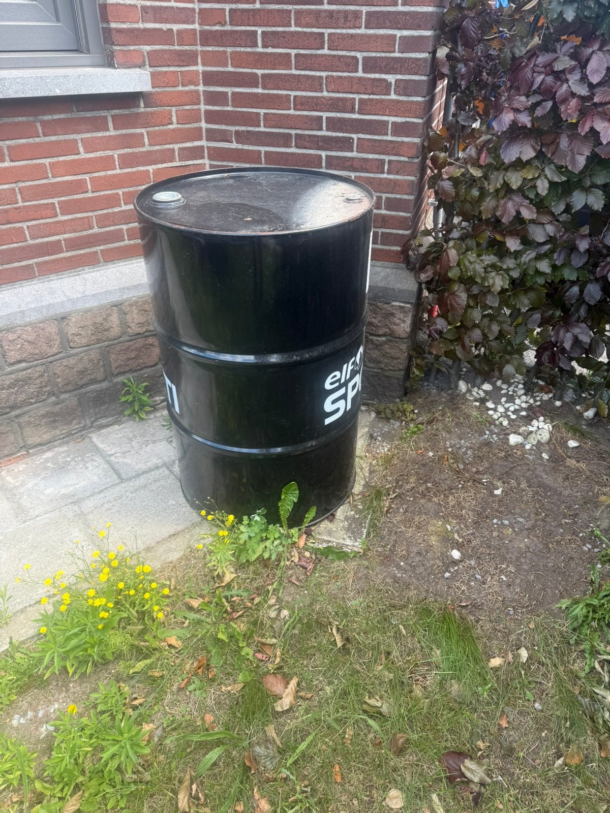 Olievat 200l, Ophalen, Zo goed als nieuw, Vuurkorf