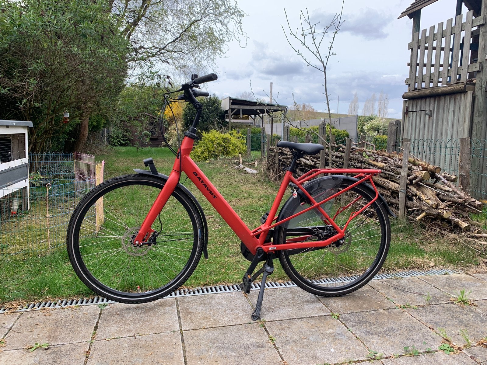 Batavus Mambo 2023, Fietsen en Brommers, Fietsen | Dames | Moederfietsen, Ophalen, Gebruikt, 0 zitjes, Schijfrem