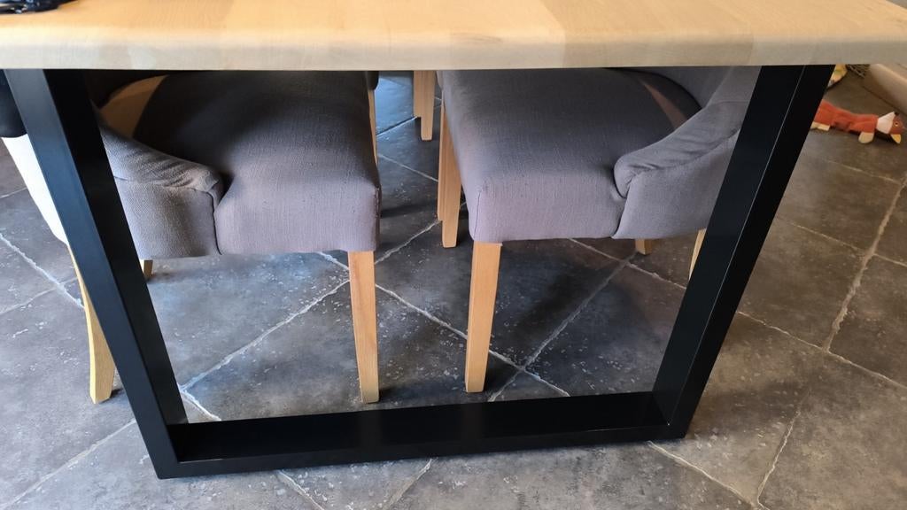 Nieuw tafelpoten 2 stuks zwart mat 90cm op 72cm, Maison & Meubles, Pièces pour table, Neuf, Enlèvement ou Envoi, Pied de table