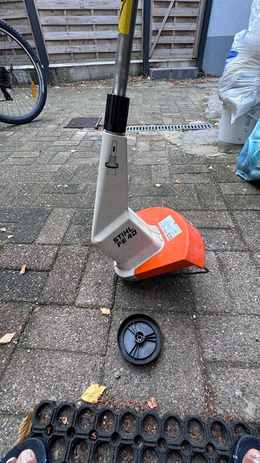 stihl grastrimmer, Ophalen, Gebruikt