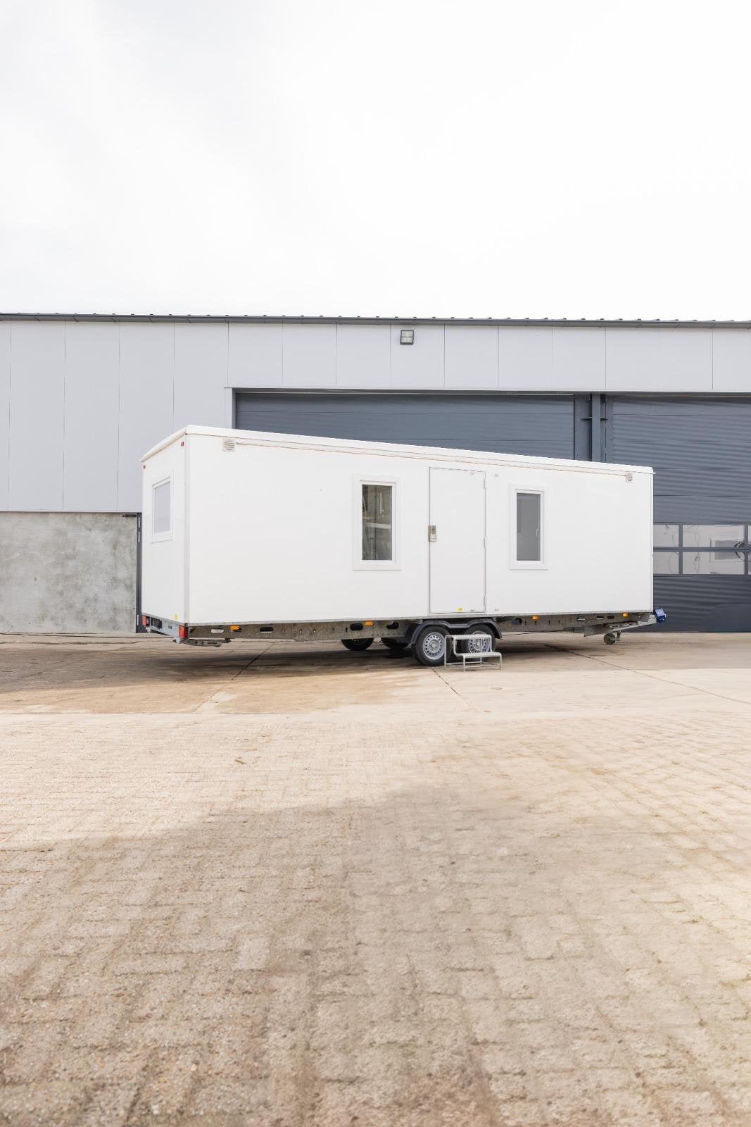 Scanvogn 730 kantoorunit / werfkeet – bouwjaar 2017, Enlèvement