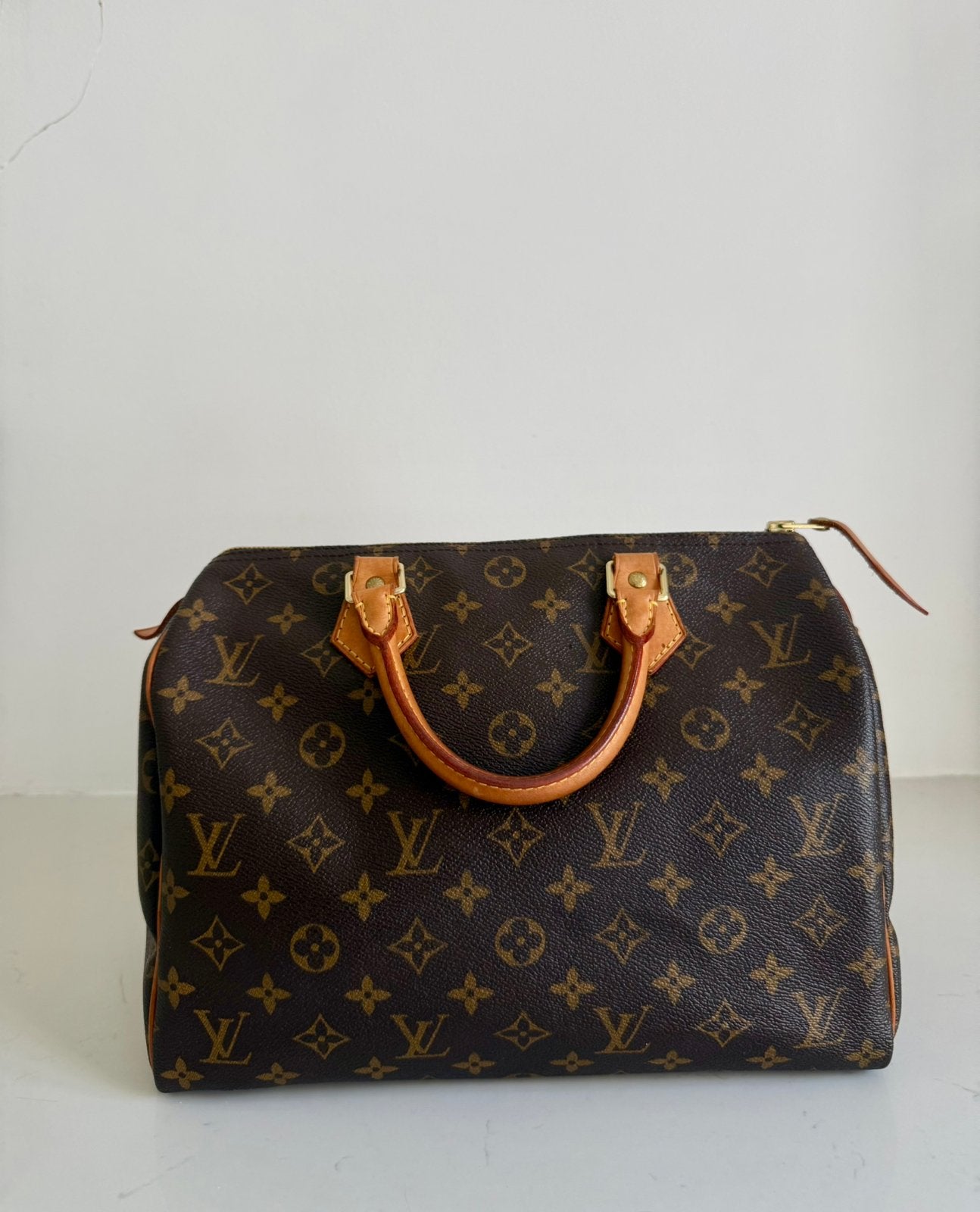 Monogramme original Louis Vuitton Speedy 30 (millésime 2010), Enlèvement, Comme neuf, Autres couleurs, Sac à main
