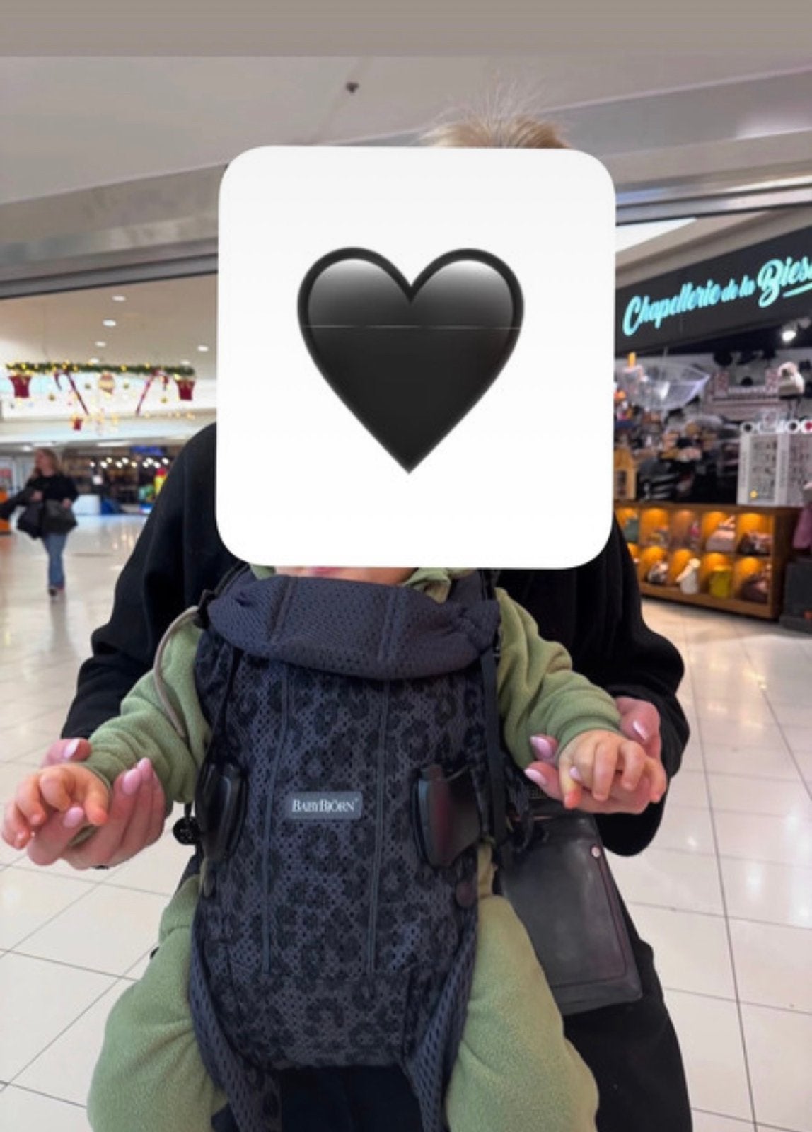 porte bebe Babybjorn, Enlèvement