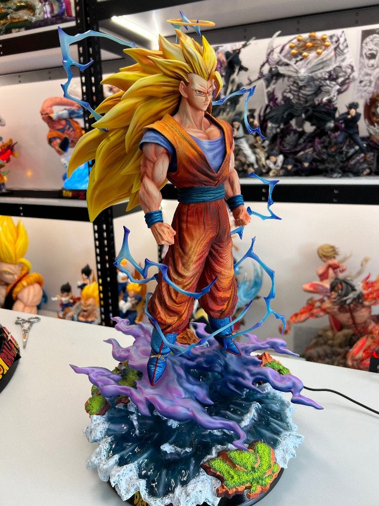 Figurine résine recast Goku dragon ball z Buu studio regular, Enlèvement