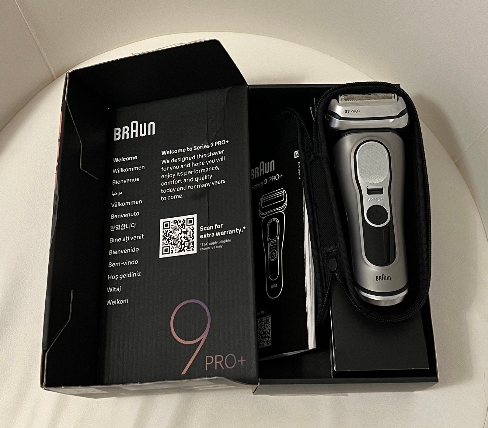 Braun Series 9 PRO+ 9615S Nieuw in doos, Ophalen, Nieuw, Scheren en Epileren