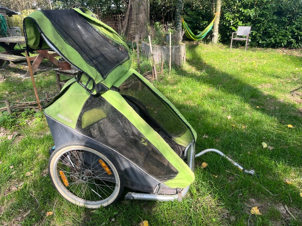 Fietskar Croozer 2 kinderen, Vélos & Vélomoteurs, 40 à 60 kg, Pliable, Croozer, Enlèvement