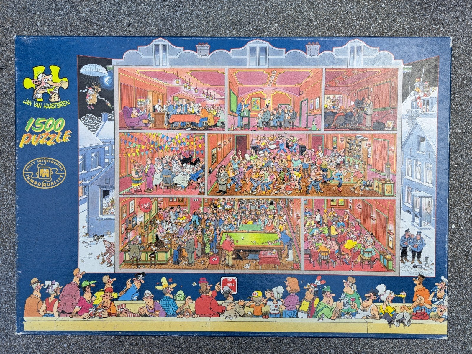 Jan van Haasteren puzzel 1500 stukjes, Ophalen