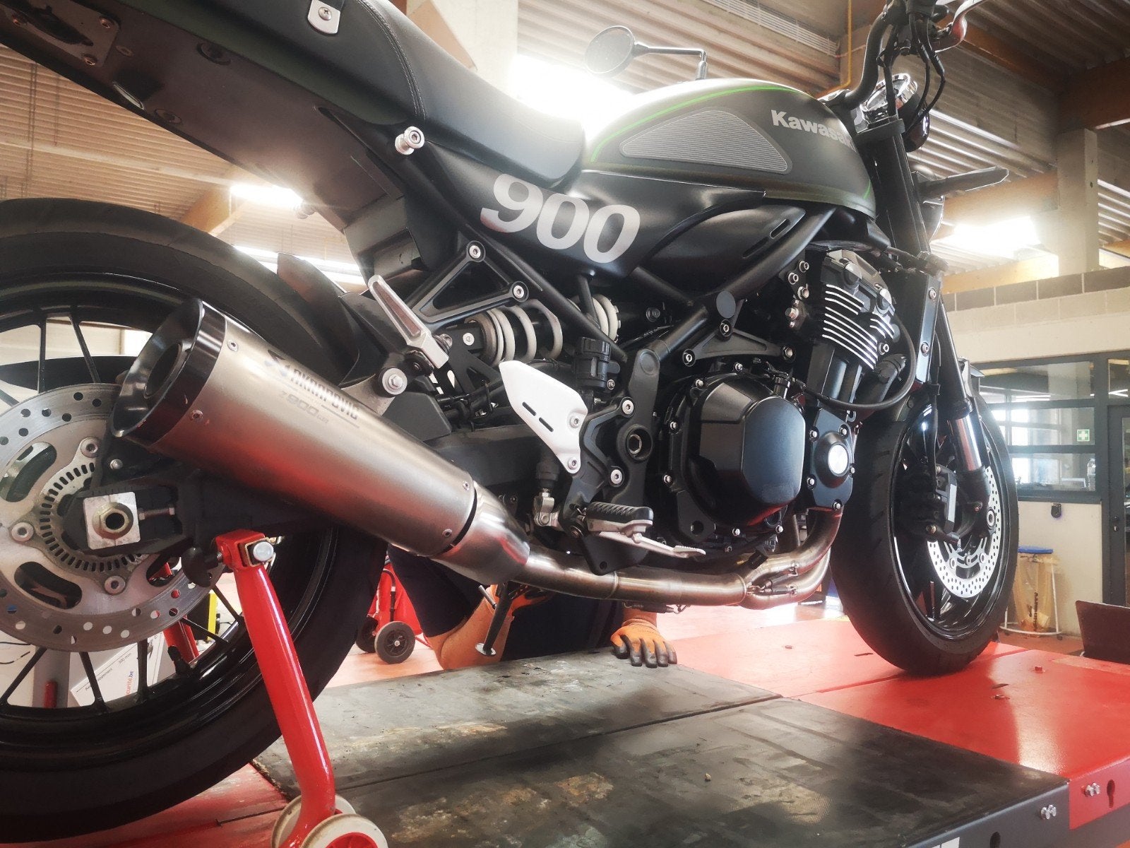 Ligne complète Akrapovic pour kawasaki Z900rs, Ophalen