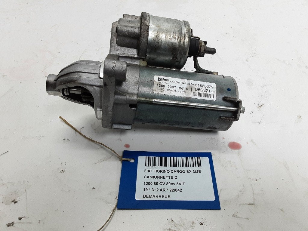 STARTMOTOR Fiat Fiorino (225) (01-2007/12-2012) (51880229), Gebruikt, Mevr. I. Hauben, Fiat, Rue de l'Espoir 34 34
4030  GRIVEGNÉE, BE