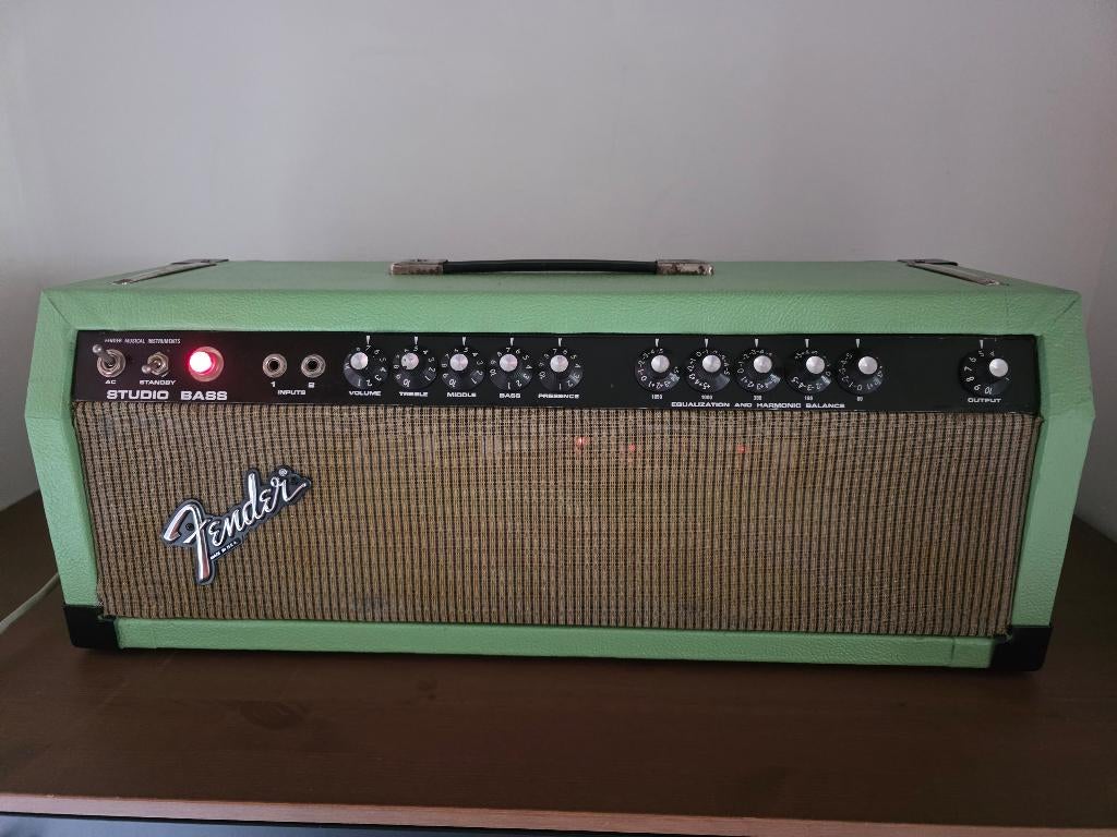 Vintage Fender Bass head Amp, Ophalen, Basgitaar