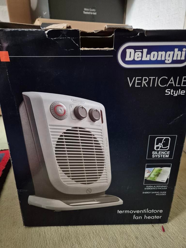 Thermo ventilator verwarming DeLonghi, Ophalen, Zo goed als nieuw, Vloerventilator