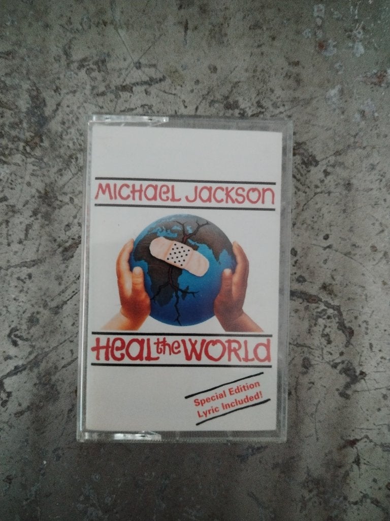 Cassette Michael Jackson – Heal the world, CD & DVD, Cassettes audio, Pré-enregistrées, Envoi, Avec boîte de rangement, étagère ou coffret