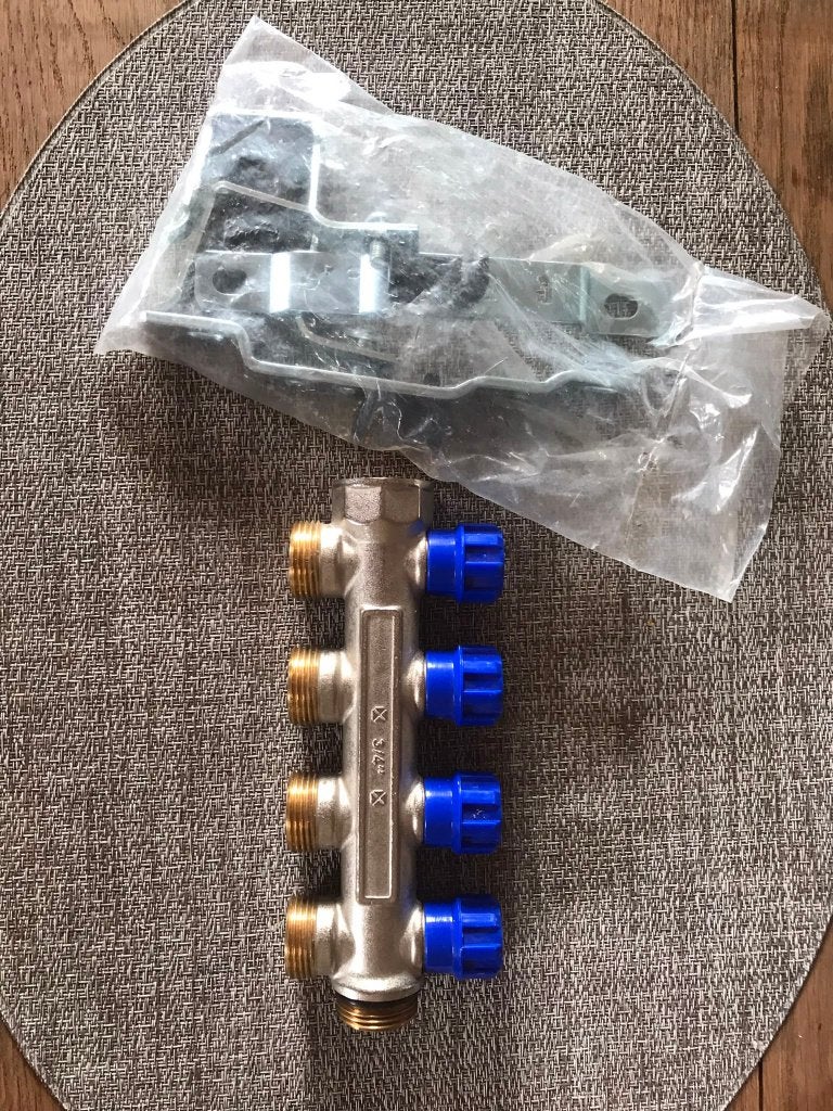 Warmgeperste collector met beugels (nieuw), Enlèvement, Neuf, Cuivre