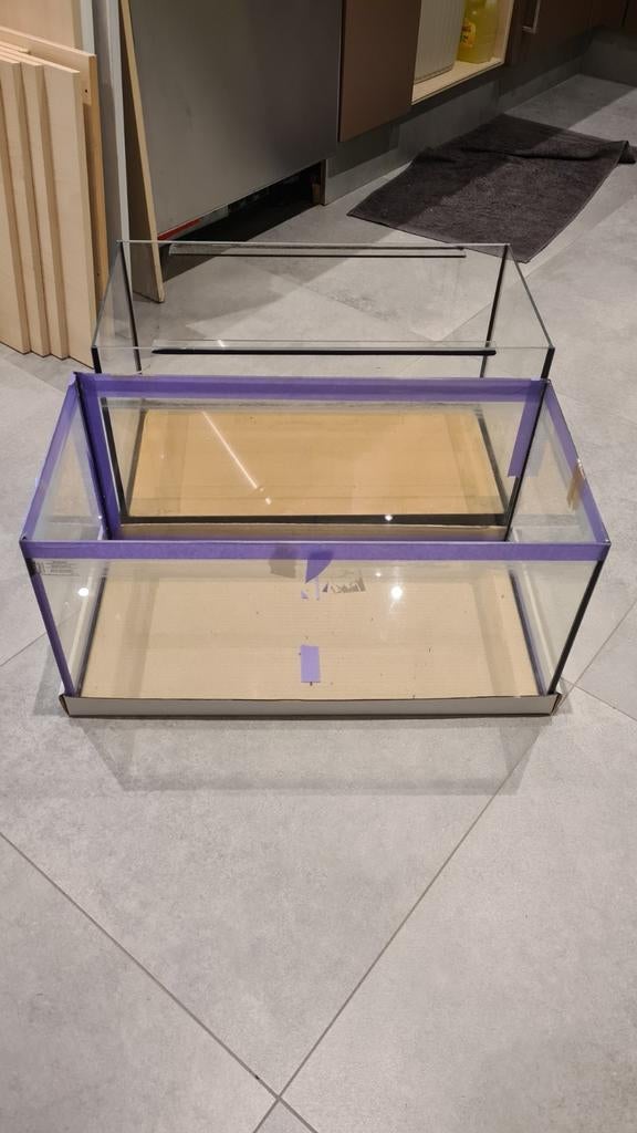 2 aquaria van 60 x 30 x 30, Dieren en Toebehoren, Vissen | Aquaria en Toebehoren, Ophalen