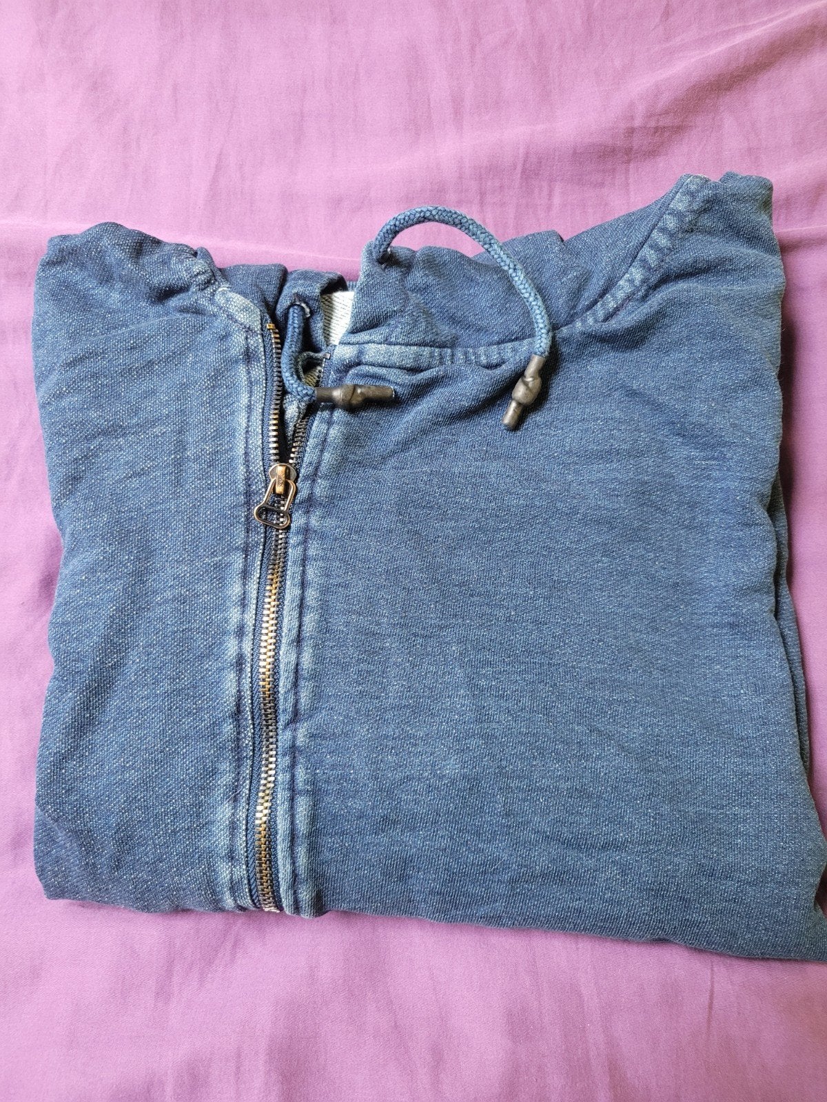 Strellson J-Simeon-2 indigo zip-up hoodie - Maat L (Nieuwsta, Neuf, Strellson, Enlèvement ou Envoi, Taille 52/54 (L)