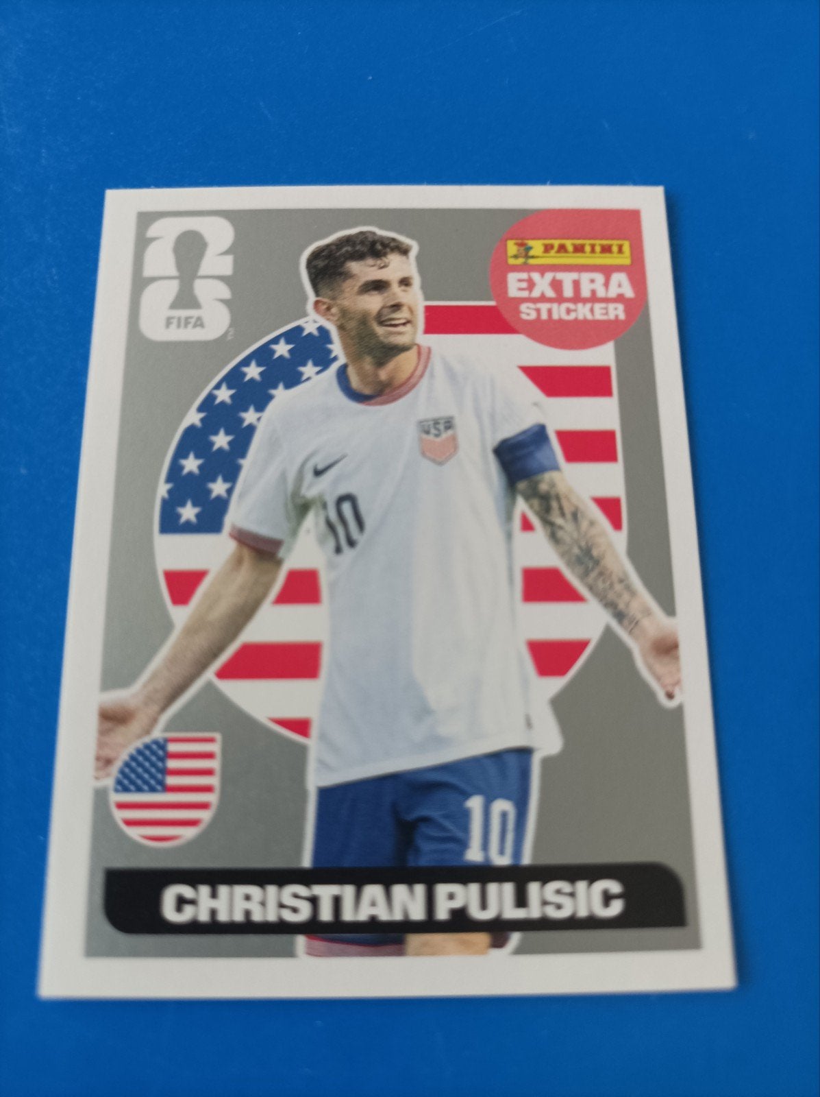 Autocollant supplémentaire Panini WK2026. Christian Pulisic, Envoi, Autocollant