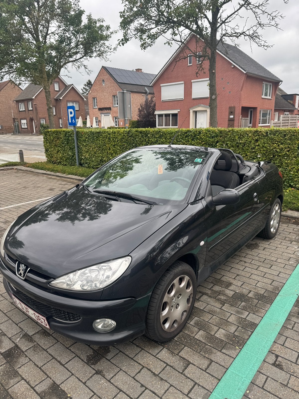 Peugeot 206cc, Auto's, Voorwielaandrijving, Stof, Zwart, Cabriolet